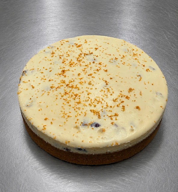 Cranberry Orange Cheesecake