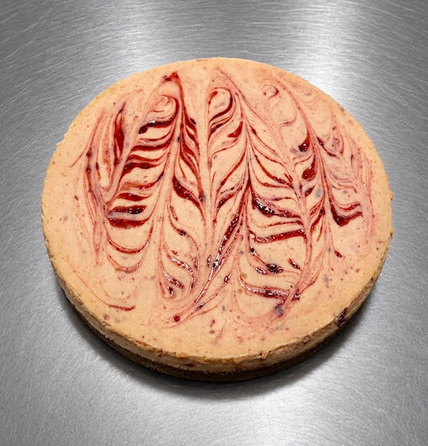 Strawberry Swirl Cheesecake