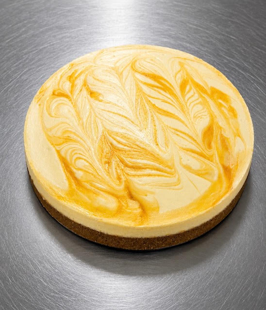 Mango Swirl Cheesecake